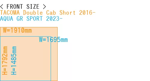 #TACOMA Double Cab Short 2016- + AQUA GR SPORT 2023-